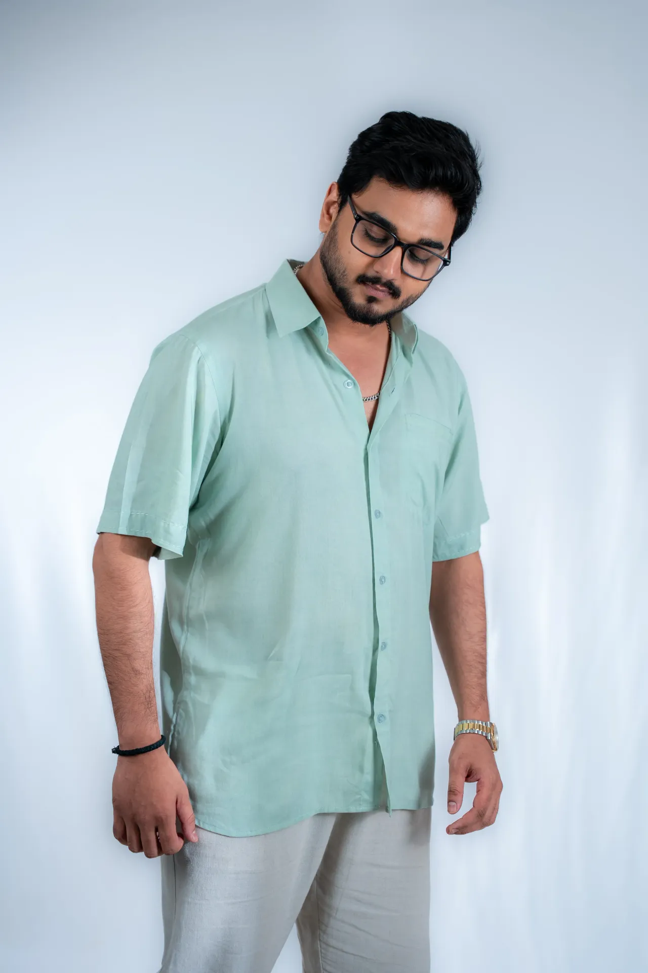 Relaxed Fit Half Sleeve shirt