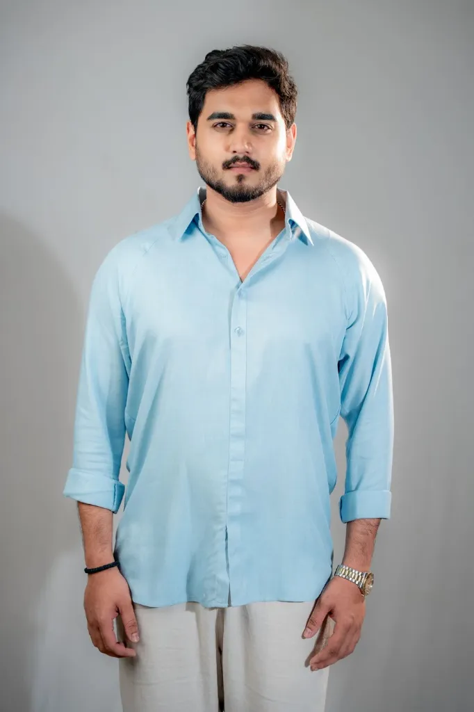 [345834] Regular Fit Cotton Shirt (M)